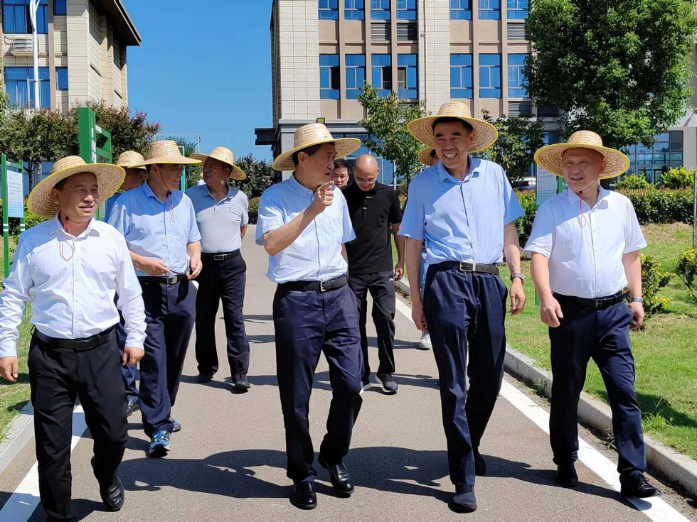 微信图片_20239月7日上午， 茶树生物学与资源利用国家重点实验室主任、教授宛晓春率队到西卅店镇调研，市政协主席汪建中，副主席焦义朝 ，县委书记邹军，县政协主席范泽斌陪同。 (2).jpg